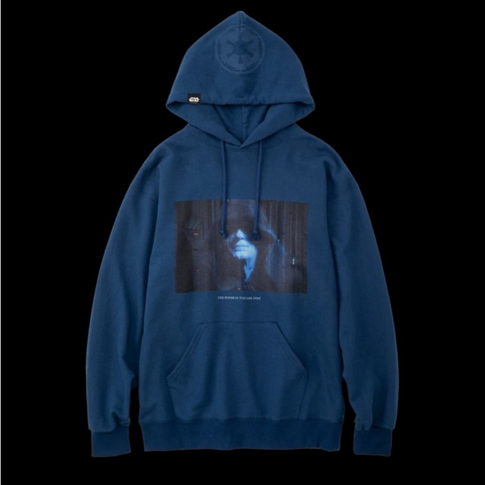 CLOT x Star Wars Darth Sidious Hoodie – Japan Made, Medium, Navy Blue